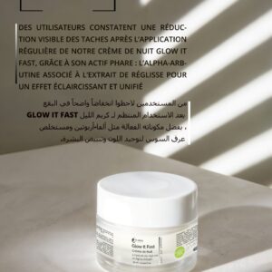 Biothala Crème de Nuit Anti-Taches Glow It Fast – détail