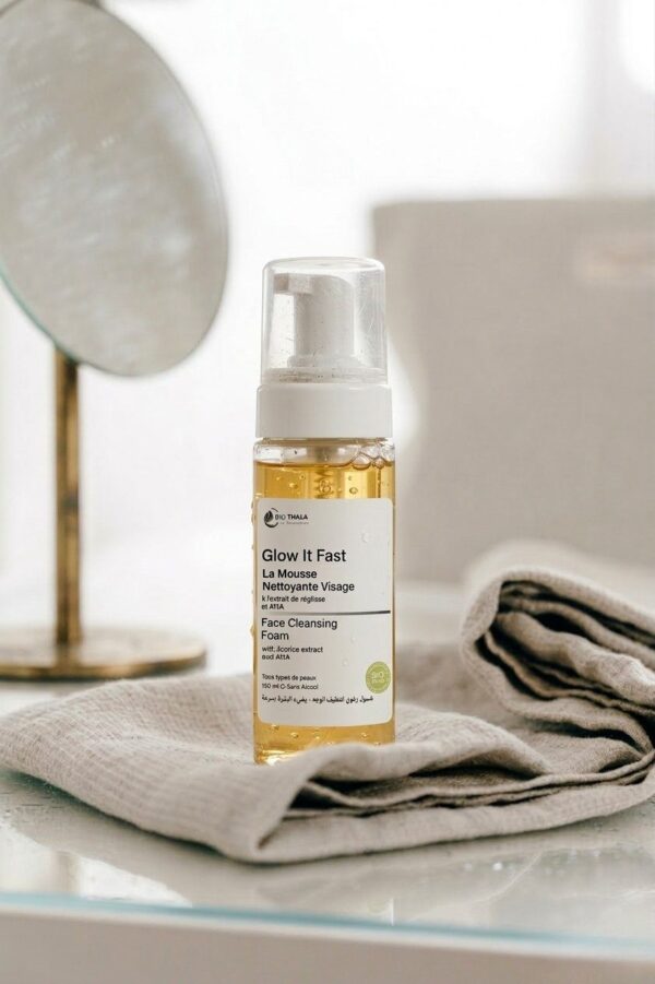 Biothala Mousse Nettoyante AHA Éclat Glow It Fast – détail