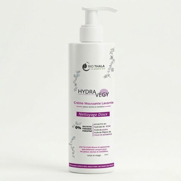 Biothala Crème Lavante Hydra'Vegy – détail