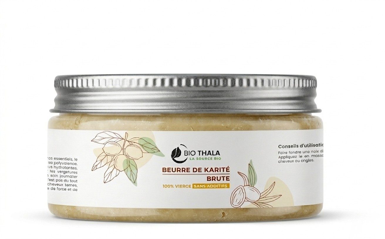 Biothala Beurre de Karité Brut 100% Pur – packshot