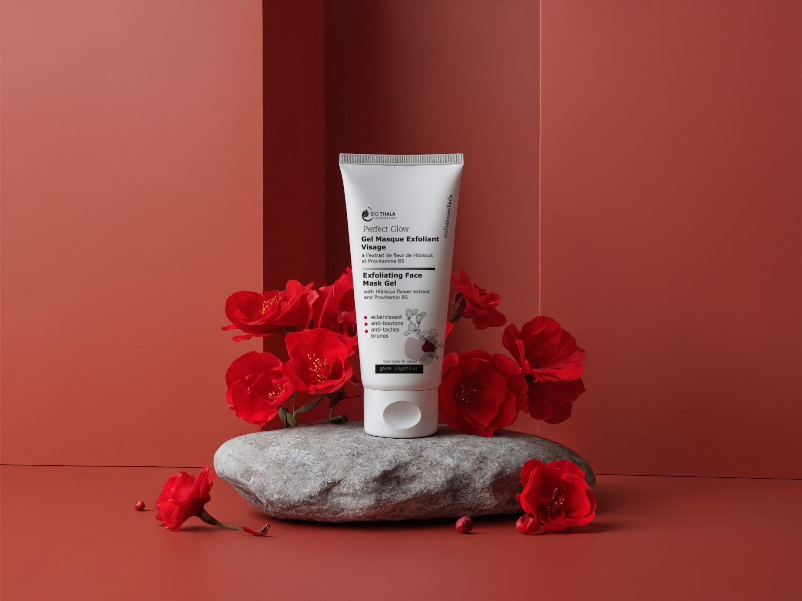 Biothala Perfect Glow Gel Masque Exfoliant Hibiscus – détail