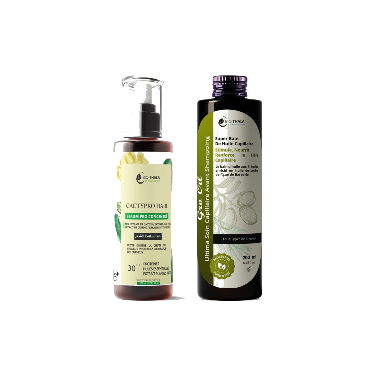 Duo Gel-Sérum + Super Bain CACTYPRO’HAIR
