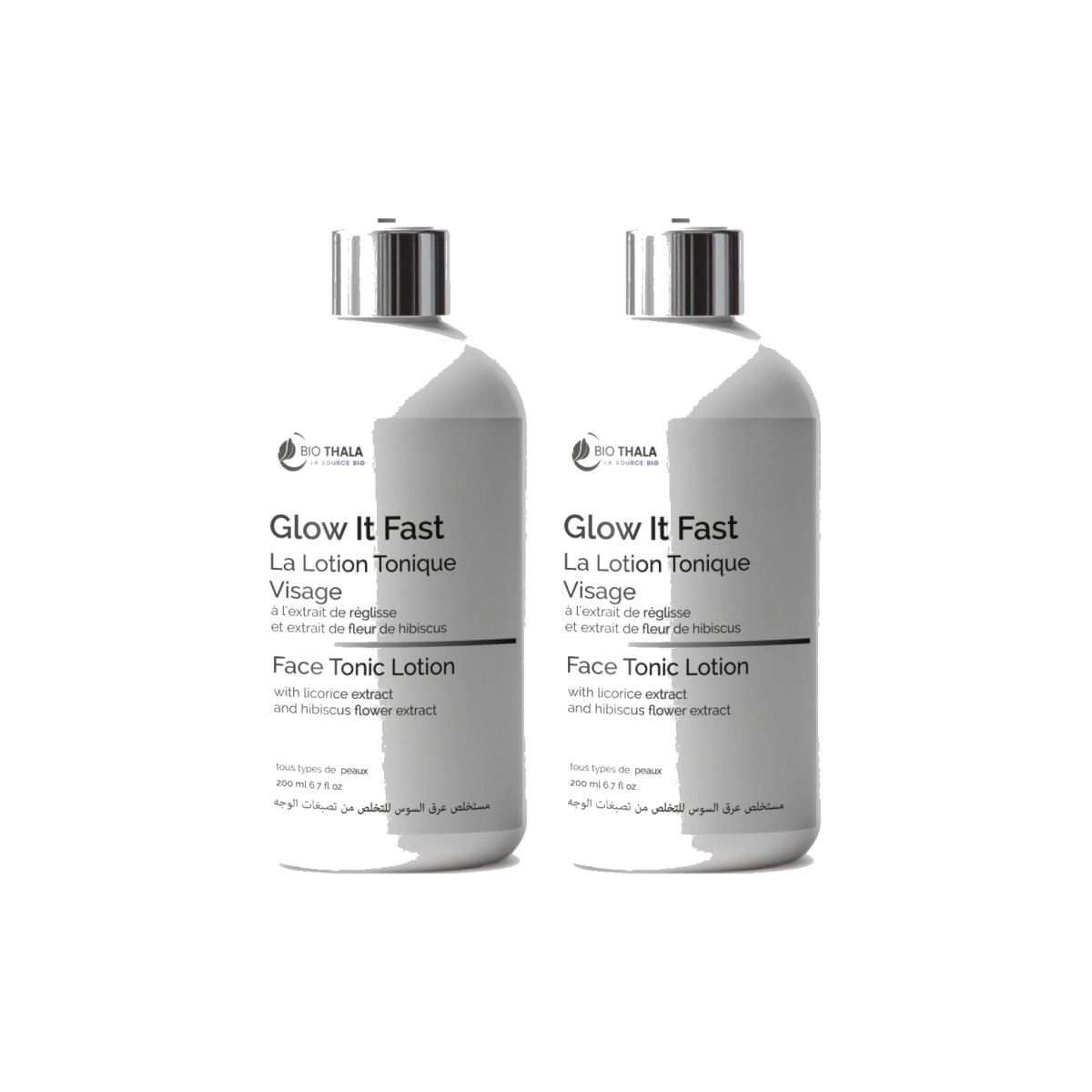 Duo Lotion Tonique Glow It Fast (lot de 2)