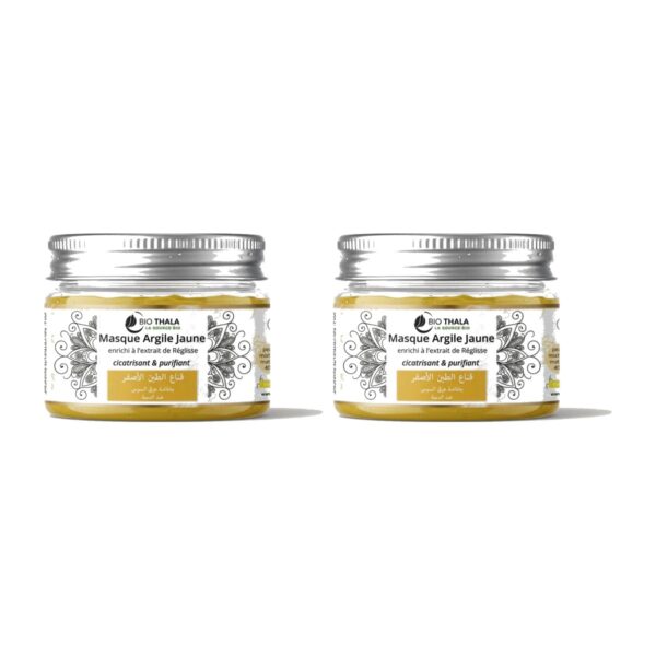 Duo Masque Argile Jaune 30 ml