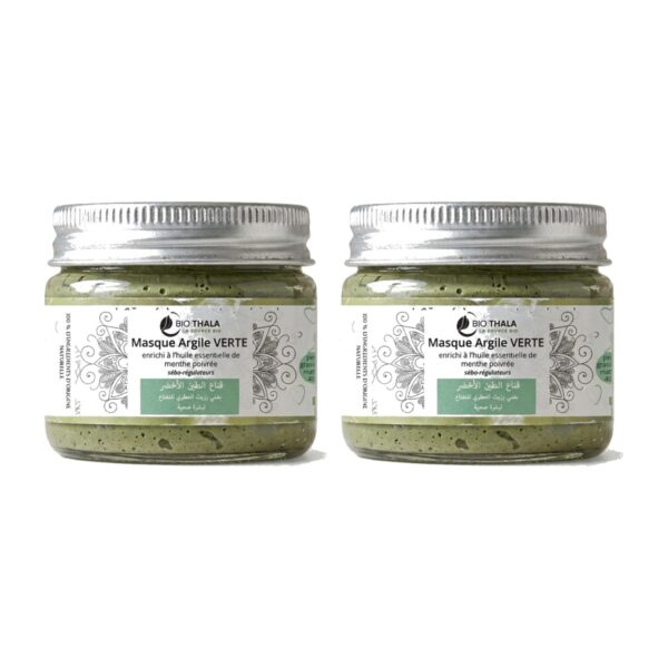 Duo Masque Argile Verte 60 ml