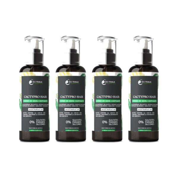 Pack Famille Crème Coiffante CACTYPRO’HAIR (lot de 4)