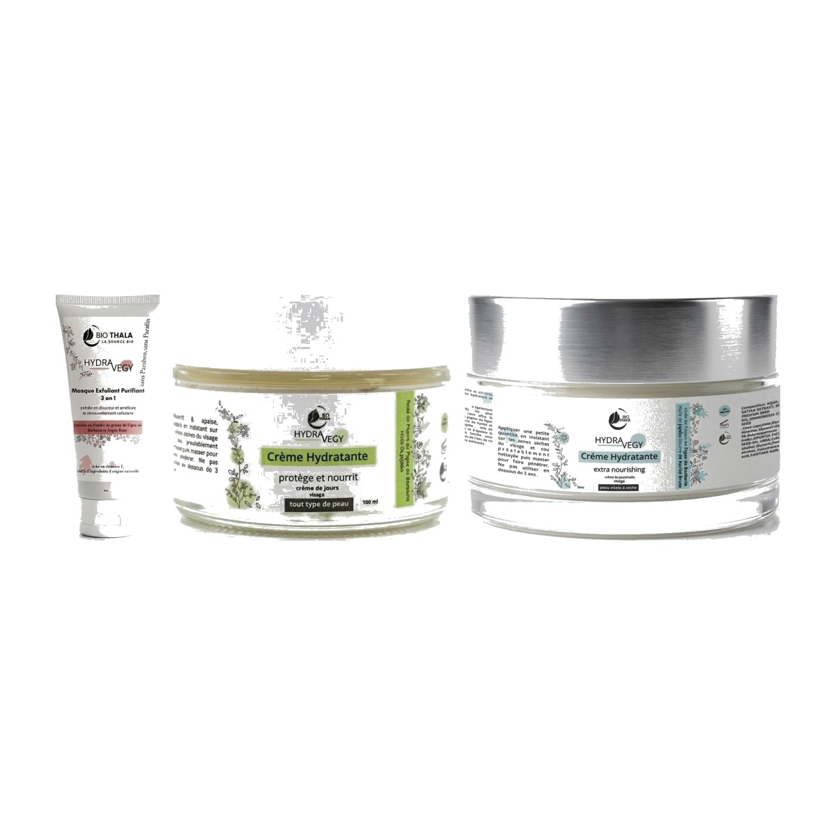 Trio Hydra’Vegy Gommage, Jour & Nuit